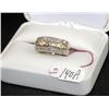 Image 1 : LADIES 14K TWO-TONE RING WITH 30 ROUND DIAMONDS PRONG SET, 9 BEZEL SET DIAMONDS, APPROX. 1 CARAT TOT