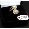 Image 1 : LADIES 14K YELLOW GOLD RING WITH 2 PEARLS MEASURING 7.5MM AND 50 DIAMONDS. THE REPLACEMENT COST IS $