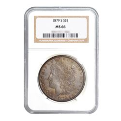 1879-S $1 Morgan Silver Dollar - NGC MS66