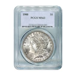 1900 $1 Morgan Silver Dollar - PCGS MS63