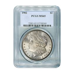 1902 $1 Morgan Silver Dollar - PCGS MS65