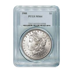 1900 $1 Morgan Silver Dollar - PCGS MS64