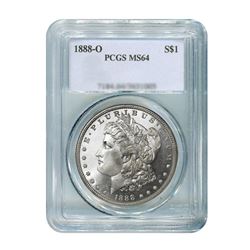 1888-O $1 Morgan Silver Dollar - PCGS MS64