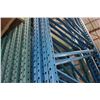 Image 2 : LOT OF 4 BAYS OF PALLET RACKING INC. 5 16' UPRIGHTS AND 18 12' CROSSBARS