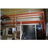 Image 2 : LOT OF 4 BAYS OF ORANGE WAREHOUSE RACKING INC. 18 12' CROSSBARS AND 5 12' UPRIGHTS