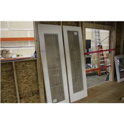 PAIR OF TRU-FIT WHITE FRENCH DOORS