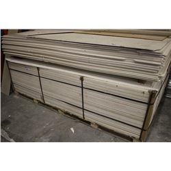 PALLET OF 4' X 8' CEMENT BOARDS