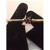 Image 3 : 14kt Gold and Garnet Bracelet