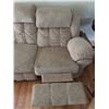 Image 2 : Microsuede Reclining Sofa