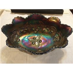Carnival Glass Iridescent Bowl