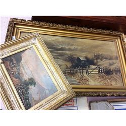 2 Vintage Paintings on Canvas - Plymouth Police K9