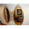 Image 1 : Estate Gold Gilt Very Ornate 2 Oval Mirror