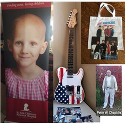 Jay & The Americans Autographed Guitar - St. Jude Children's Research Hospital