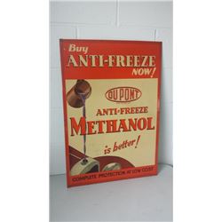 Dupont Anti-Freeze Sign w/Box SST 30x21