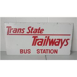 Trailways Bus Sign 36x18 DST