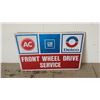 Image 1 : AC Delco Front Wheel Drive Service SST Sign 24x36