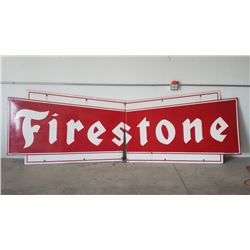 Firestone Bow Tie SSP Sign 4x12ft