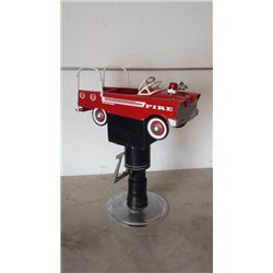 Fire Truck Kiddie Barber Chair