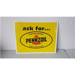 Pennzoil Sign DST 23x18