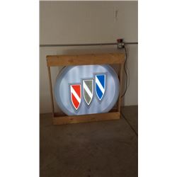 Buick Light Up Sign 42in Round