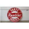 Image 1 : Rambler Parts and Service Sign DSP 60in Round