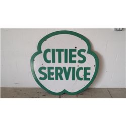 Cities Service 48x48 Clover DSP Sign
