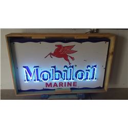 Mobiloil -Pegasus- Marine SSP Neon Sign 60x36