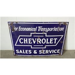 Chevrolet Sales and Service DDP Sign 28x42