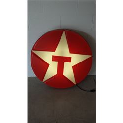 Texaco Light Up Sign 32in Round