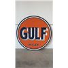 Image 1 : 1948 Gulf Dealer DSP Sign 66in Round