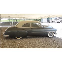 1951 Chevrolet Deluxe 6cy/3sp on tree