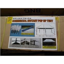10X20 pop up tent