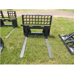 48" solid back pallet forks -New