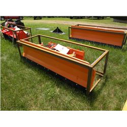 7 ft dirt/snow blade for skid loader