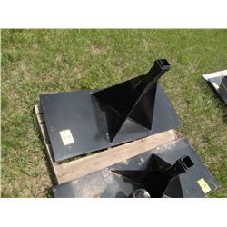 Skidloader 2 ft reach receiver plate -New
