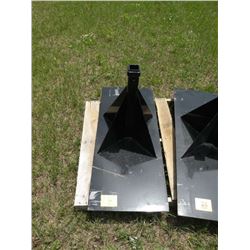 Skidloader 2 ft reach receiver plate -New