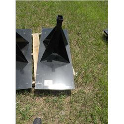 Skidloader 2 ft reach receiver plate -New