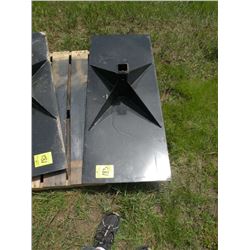 Skidloader standard reach receiver plate -New