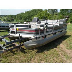 1989 Sun Tracker 18 ft pontoon w/trailer SN#-BUJ52964A989