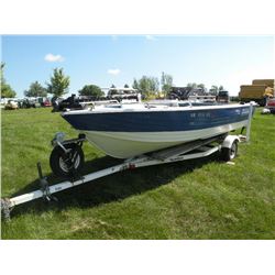 1978 Crestliner 16 ft boat w/trailer SN#-CRL77894M78H