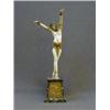 Image 1 : A DEMETRE CHIPARUS ART DECO FIGURE, 1920's, chryselephantine, bronze, enamel, of an Egyptian fema...