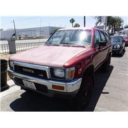 91 Toyota 4Runner 4 Dr  SUV - T - DRIVE