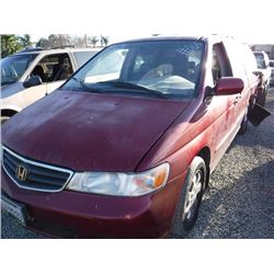 02 Honda Odyssey EX 4dr Minivan w/Entertai - T - DRIVE-BD