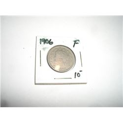 1906 Liberty "V" Nickel RFD Book Value $10  *Nice Early FINE Grade Nickel*