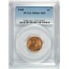 Image 1 : 1940 LINCOLN CENT, PCGS MS-66+ RED  CHERRY!