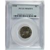Image 1 : 1938 JEFFERSON NICKEL, PCGS MS-65 FULL STEPS  TOUGH!