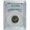 Image 1 : 1939 REVERSE OF 1940 JEFFERSON NICKEL, PCGS MS-65 FULL STEPS