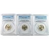 Image 1 : LOT OF ( 3 ) 1943-S JEFFERSON NICKELS, PCGS MS-66