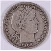 Image 1 : 1908-D BARBER HALF DOLLAR, VF