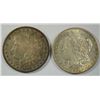 Image 1 : ( 2 ) 1888-O MORGAN SILVER DOLLARS AU/UNC  NICE!!